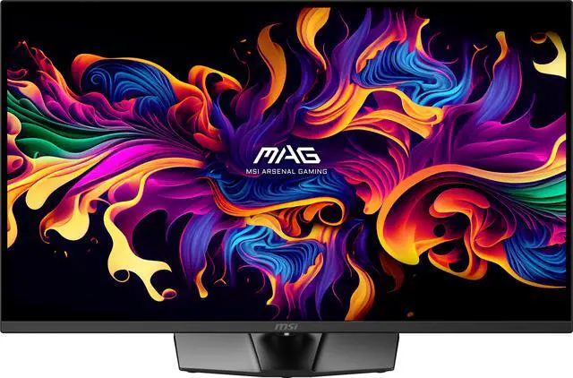 Alt view image 4 of 18 - MSI 32 inch (31.5" viewable) UHD 4K 165Hz AMD FreeSync Premium Pro & G-Sync Compatible HDR400 OLED Gaming Computer Monitor with Height Adjustable, Swivel, Pivot & Tilt Stand MAG 322UP QD-OLED E16