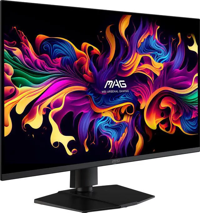 Alt view image 5 of 18 - MSI 32 inch (31.5" viewable) UHD 4K 165Hz AMD FreeSync Premium Pro & G-Sync Compatible HDR400 OLED Gaming Computer Monitor with Height Adjustable, Swivel, Pivot & Tilt Stand MAG 322UP QD-OLED E16