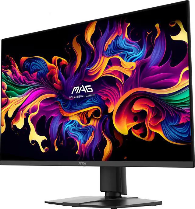 Alt view image 6 of 18 - MSI 32 inch (31.5" viewable) UHD 4K 165Hz AMD FreeSync Premium Pro & G-Sync Compatible HDR400 OLED Gaming Computer Monitor with Height Adjustable, Swivel, Pivot & Tilt Stand MAG 322UP QD-OLED E16