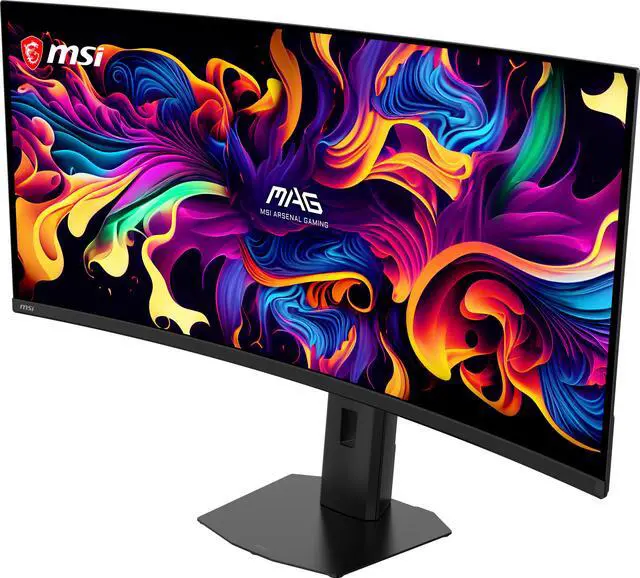 Alt view image 3 of 20 - MSI 34" 280Hz QD-OLED UWQHD Gaming Monitor FreeSync Premium Pro & G-Sync Compatible Adobe RGB 97% / DCI-P3 99% / sRGB 136% MAG 341CQP QD-OLED X28