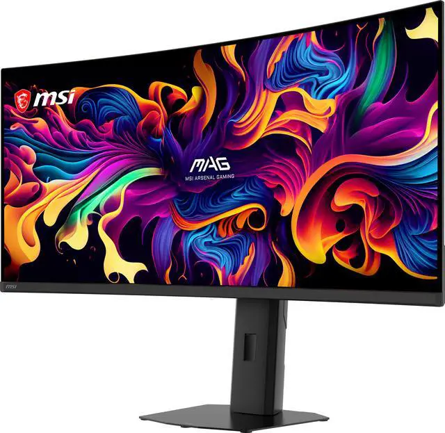 Alt view image 6 of 20 - MSI 34" 280Hz QD-OLED UWQHD Gaming Monitor FreeSync Premium Pro & G-Sync Compatible Adobe RGB 97% / DCI-P3 99% / sRGB 136% MAG 341CQP QD-OLED X28