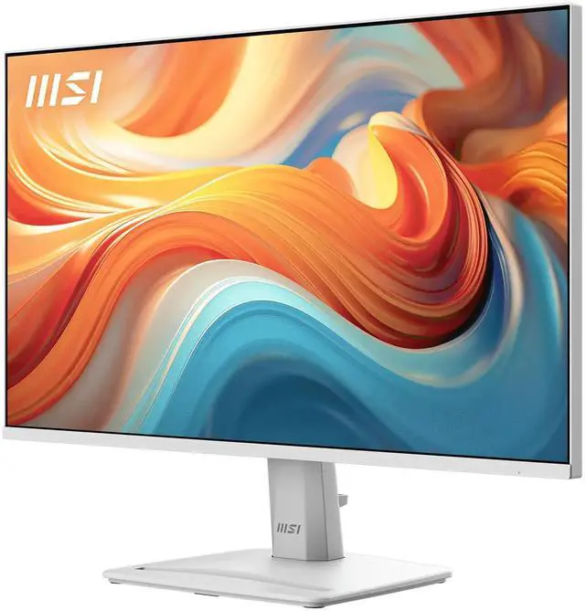 Alt view image 3 of 7 - MSI PRO MP251W E14A 25" IPS FHD Monitor - 144Hz, Adaptive-Sync, HDR Ready, VESA Mountable, Tilt, 4-side slim bezel ,1ms - White