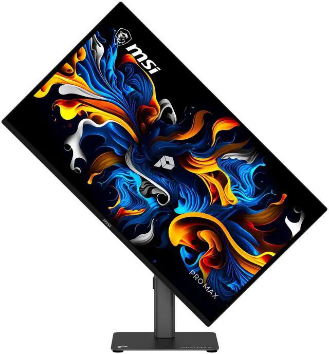 Alt view image 19 of 20 - MSI PRO MAX 271QPX14G 27" 2560 x 1440 (QHD) QD OLED Monitor, 144Hz, DisplayHDR, AMD Free Sync/G-SYNC Compatible, HDMI, Display Port, USB-C (15W Power Delivery), Delta E< 2, PANTONE Validated, Height Adjustable Stand, Speaker, Black