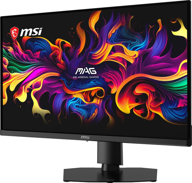 Alt view image 3 of 20 - MSI 26.5" 320Hz QD-OLED Gaming Monitor FreeSync Premium Pro & G-Sync Compatible Adobe RGB 98% / DCI-P3 99.7% / sRGB 143.73% (CIE1976 Standard) MAG OLED 271QP X32