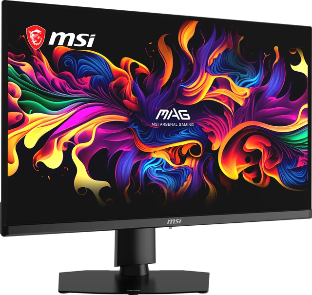 Alt view image 2 of 20 - MSI 26.5" 320Hz QD-OLED Gaming Monitor FreeSync Premium Pro & G-Sync Compatible Adobe RGB 98% / DCI-P3 99.7% / sRGB 143.73% (CIE1976 Standard) MAG OLED 271QP X32