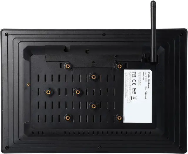 Alt view image 4 of 6 - IAdea XDS-1060 10" All-in-One Signboard w/ Interactive Buttons and Motion Sensor