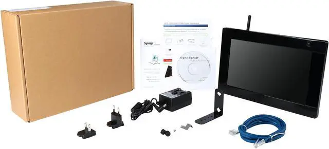 Alt view image 6 of 6 - IAdea XDS-1060 10" All-in-One Signboard w/ Interactive Buttons and Motion Sensor