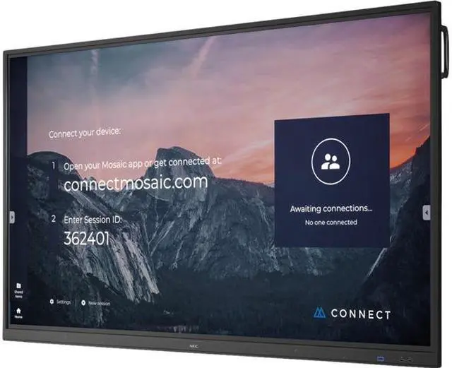 Main image of NEC CB751Q 75" Ultra HD Interactive Digital Signage with Integrated 10pt IR Touch and Built in SoC w/ Whiteboarding and Wireless Presenting Software