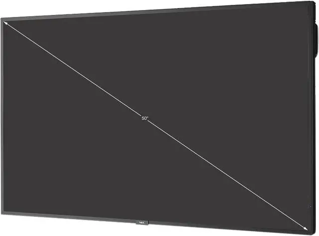 Alt view image 2 of 3 - NEC Display Solutions MultiSync ME501 50" Public Display, 3840 x 2160 (UHD), 18/7, 400 cd/m2, Landscape/Portrait, HDMI In x2, DisplayPort In, Audio Mini-Jack Out Built-in Speaker