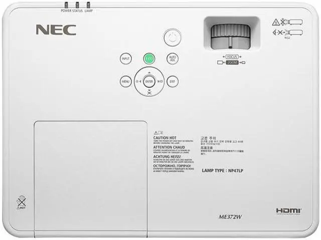 Alt view image 4 of 5 - NEC Display Solutions NP-ME453X LCD 4,500 Lumen, XGA 1024 x 768, 1.7x Zoom, LCD Classroom Projector