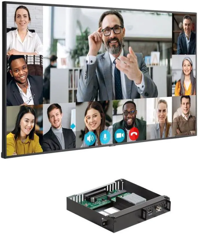Alt view image 3 of 6 - NEC C750Q-AVT3 75" UHD Built-in Speaker Display