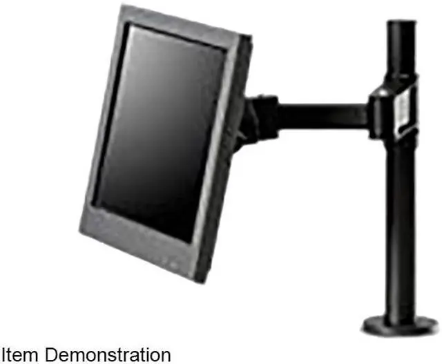 Alt view image 3 of 3 - Ergonomic Solutions AHOLD105-05 Dual Lane Sliding Solution w/ Dual Mon.