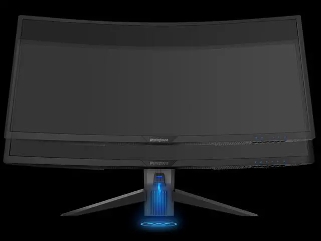 Alt view image 7 of 8 - Westinghouse WC34DX9019 34" UWQHD 3440 x 1440 2K Resolution 100Hz 2xHDMI DisplayPort USB 3.0 Hub AMD FreeSync Technology Flicker-Free Ultra Widescreen Curved Backlit LED Gaming Monitor