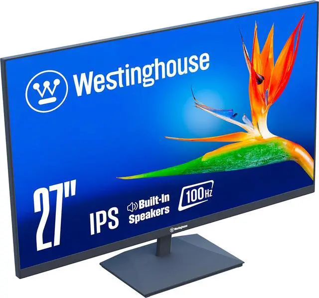 Main image of Westinghouse 27" Computer Monitor, 100Hz, 1080p Full HD IPS Display, Adaptive Sync, Blue Light Protection, Home Office PC Screen with Built-in Speakers, HDMI, VGA, for Work & Productivity WH27FA9420