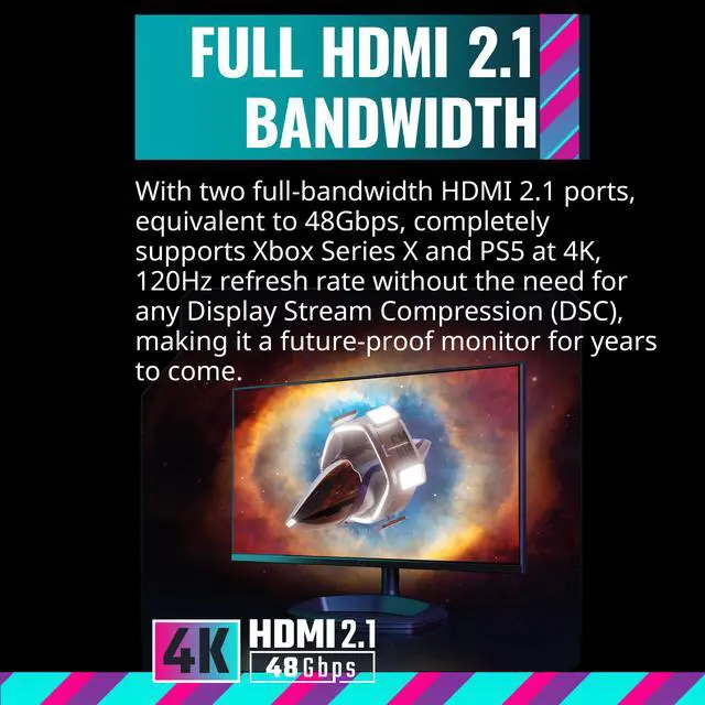 Alt view image 10 of 11 - Cooler Master GP27-FUS 27” 4K WUHD 3840 x 2160 QD Tech IPS PC Gaming Monitor, 4K WUHD, HDR1000, FreeSync/ G-Sync, 160Hz. 1ms (MPRT)/2ms ( GTG ), 98% DCI-P3, VESA Mounting Tilt & Swivel Adjustment (CMI-GP27-FUS-US)