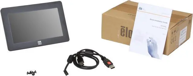 Alt view image 8 of 8 - ELO TOUCHSYSTEMS 0700L Black 7" USB AccuTouch Touchscreen Monitor 200 cd/m2 500:1