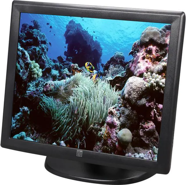 Main image of Elo Touch Solutions 1928L (E897317) Dark Gray 19" Dual serial/USB IntelliTouch Touchscreen Monitor Built-in Speakers