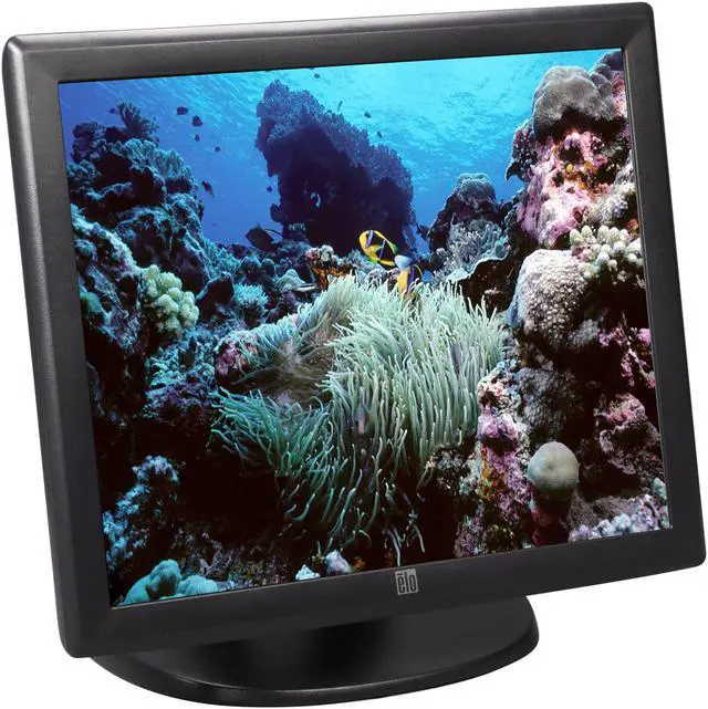 Alt view image 3 of 7 - Elo Touch Solutions 1928L (E897317) Dark Gray 19" Dual serial/USB IntelliTouch Touchscreen Monitor Built-in Speakers