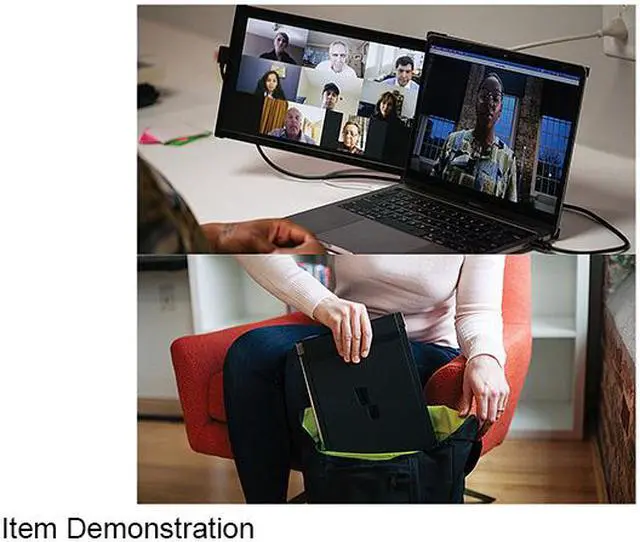 Alt view image 4 of 4 - Mobile Pixels DUEX Plus 101-1006P01 13.3" Full HD 1920 x 1080 60 Hz 2 x USB Type-C Double Monitors For Laptops