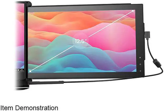 Alt view image 2 of 7 - Mobile Pixels DUEX Lite Set Sail Blue 12.5" Portable Double Monitor 300 nits (adjustable)