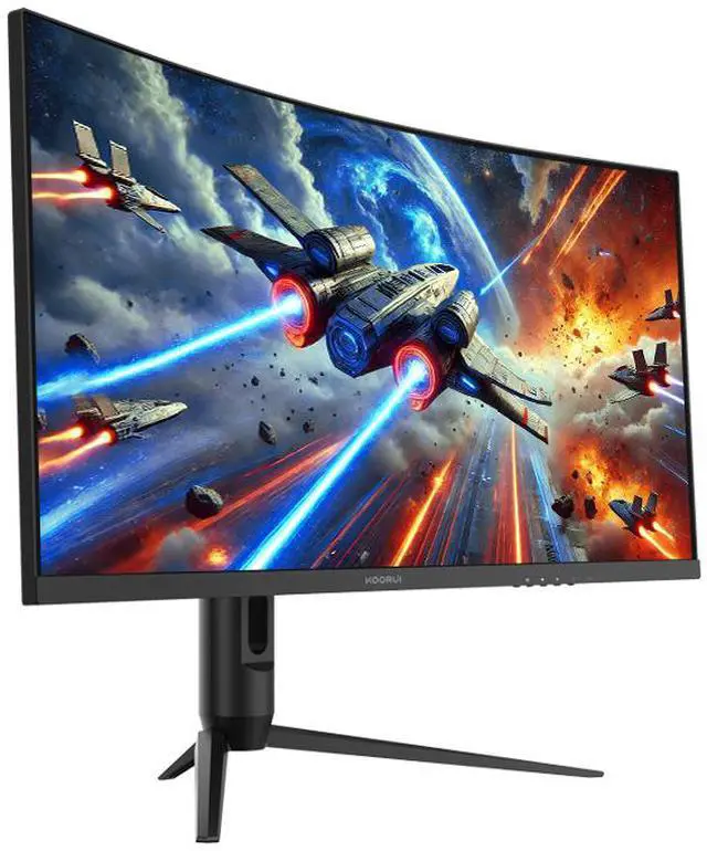 Alt view image 3 of 8 - KOORUI 34" 3440 x 1440 240 Hz VA Gaming Monitor FreeSync Premium (AMD Adaptive Sync) 90% DCI-P3 G3441XC