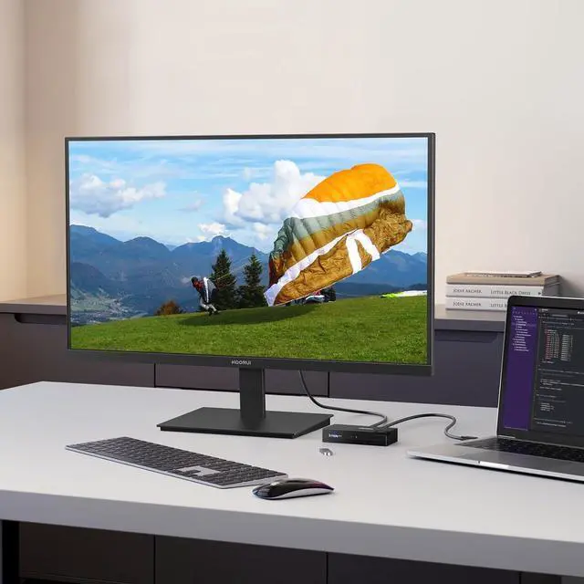Alt view image 8 of 8 - KOORUI E2411K 24" 1920 x 1080 FHD 144Hz Gaming Monitor, IPS Panel, Adaptive Sync, 5ms, VESA 100x100mm, Eye Care, HDMI, VGA