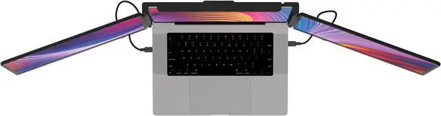 Alt view image 4 of 9 - Monduo 16 Inch Pro Duo Monitor, 16" TriScreen for 16"-18" Laptops