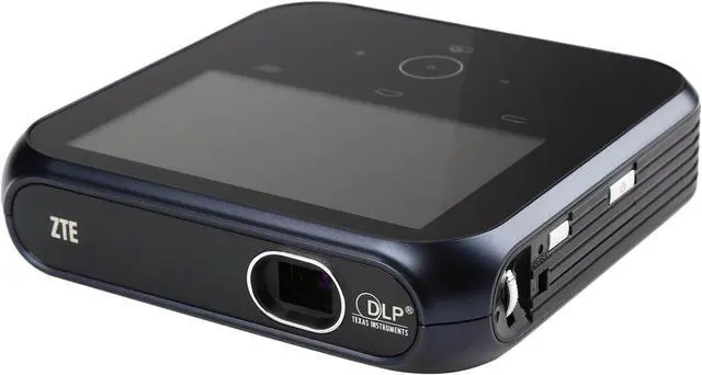 Main image of ZTE SPro MF97W 854x480 WVGA 100 Lumens, Android 4.2 Touchscreen Interface, WiFi / Bluetooth, Mobile hotspot, HDMI / USB-A Inputs, Portable LED Projector