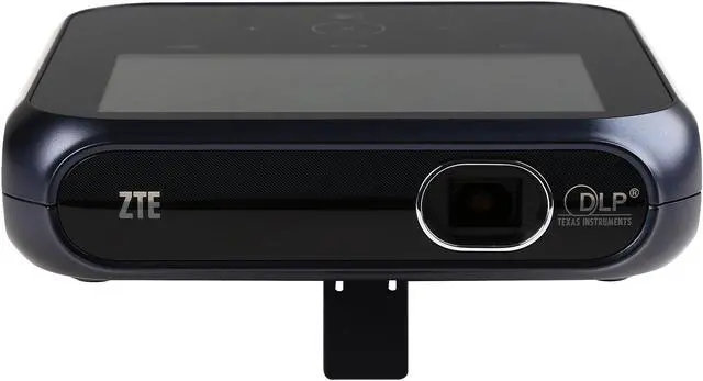 Alt view image 4 of 8 - ZTE SPro MF97W 854x480 WVGA 100 Lumens, Android 4.2 Touchscreen Interface, WiFi / Bluetooth, Mobile hotspot, HDMI / USB-A Inputs, Portable LED Projector