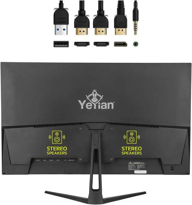 Alt view image 7 of 7 - YEYIAN ODRAZ 27" IPS Panel HDR 4K UHD Slim Bezel PC Gaming Monitor 3840x2160, 1 Billion Colors, Low Blue, 300cd/m2, 1000:1, 60Hz, 5ms, 16:9, 178°, G-Sync, FreeSync, DP/HDMI/USB, Speakers, VESA, Tilt