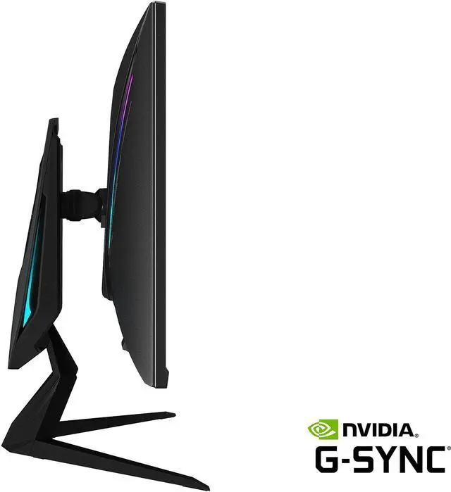 Alt view image 7 of 9 - AORUS FI32Q 32" 165Hz HBR3, G-SYNC Compatible SS IPS Gaming Monitor, Exclusive Built-in ANC, KVM, QHD 2560x1440 (2K), 1ms (GTG), HDR, 94% DCI-P3, 1 x DisplayPort 1.4, 2 x HDMI 2.0, 2 x USB 3.0, 1 x USB C