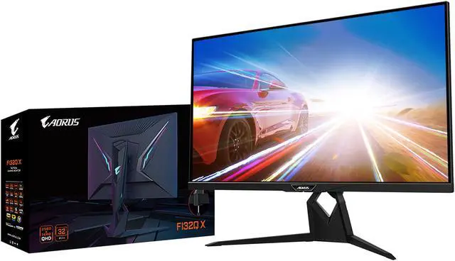 Alt view image 12 of 12 - AORUS FI32Q-X 32" QHD 2560 x 1440 (2K) 240 Hz / OC 270 Hz HDMI, DisplayPort, USB, Audio FreeSync Premium Pro (AMD Adaptive Sync) Gaming Monitor