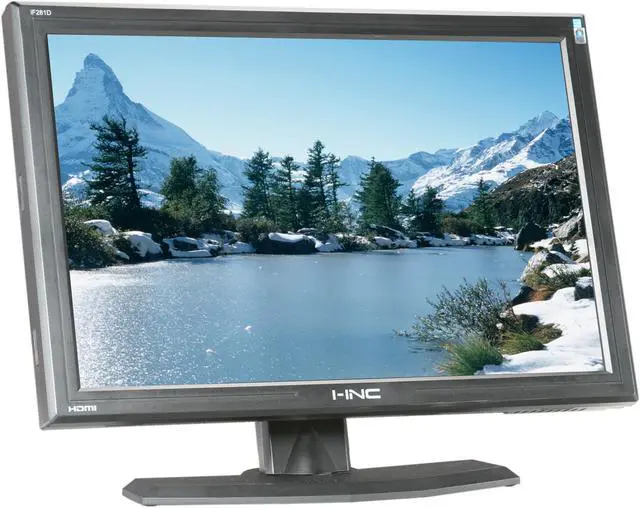 Alt view image 3 of 9 - i-inc iF-281DPB Black 27.5" 3ms HDMI Widescreen LCD Monitor 500 cd/m2 2400:1 Built-in Speakers
