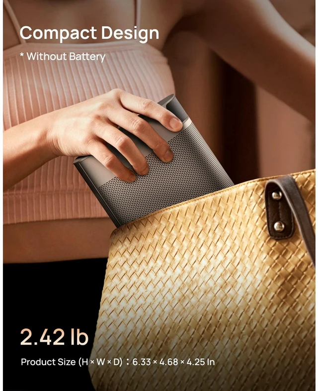 Alt view image 4 of 7 - XGIMI MoGo 2 Plus Full HD Smart Projector, 400 ISO Lumens Portable Projector, Supports 4K, Google TV with Licensed Netflix, Dolby Audio, Auto Focus, Keystone Correction and Screen Adaptation