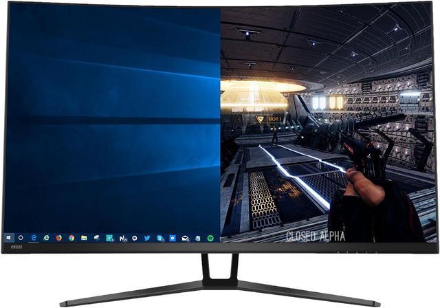 Pixio PXC32 32 inch 144Hz WQHD 2560 x 1440 Wide Screen Bezel