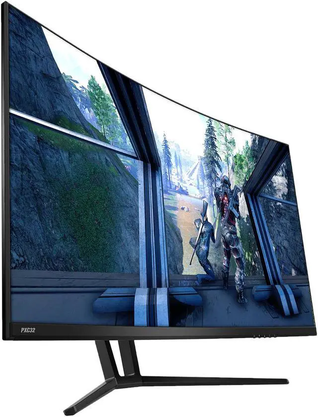 Alt view image 3 of 6 - Pixio PXC32 32 inch 144Hz WQHD 2560 x 1440 Wide Screen Bezel Less Display Professional VA AMD FreeSync 1440p Curved Gaming Monitor
