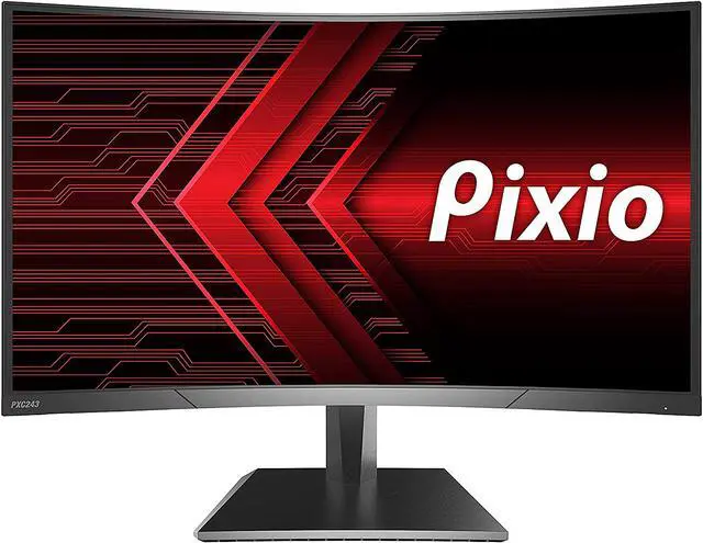 Main image of Pixio PXC243 24" Full HD 1920 x 1080 144Hz DVI HDMI DisplayPort AMD FreeSync Technology Belzeless Design LED Backlit Premier eSports Curved Gaming Monitor