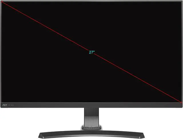 Alt view image 8 of 8 - Pixio PX7 Prime 27 inch 165Hz IPS 95% DCI-P3 HDR WQHD 2560 x 1440 Wide Screen Display 1440p Flat AMD Radeon FreeSync Certified Ultimate Esports Gaming Monitor