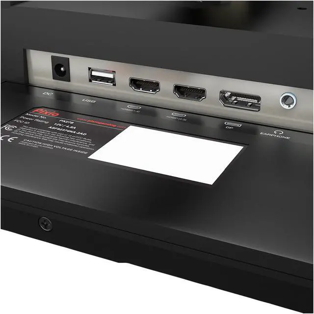 Alt view image 9 of 9 - Pixio PX278 27" WQHD 2560 x 1440 (2K) 1ms (with OD) 144 Hz HDMI, DisplayPort Adaptive Sync Gaming Monitor