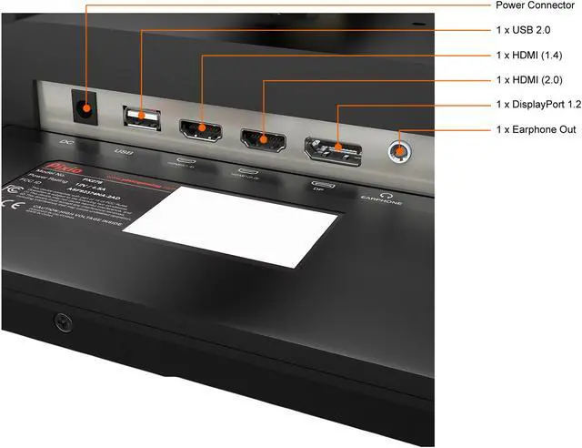 Alt view image 10 of 9 - Pixio PX278 27" WQHD 2560 x 1440 (2K) 1ms (with OD) 144 Hz HDMI, DisplayPort Adaptive Sync Gaming Monitor