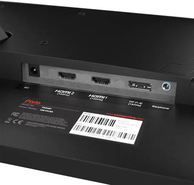 Alt view image 6 of 7 - Pixio PX248 Prime V2 24" 180Hz Fast-IPS 1ms (GTG) Adaptive Sync Premium Full HD 1920 x 1080 Premier eSports Gaming Monitor