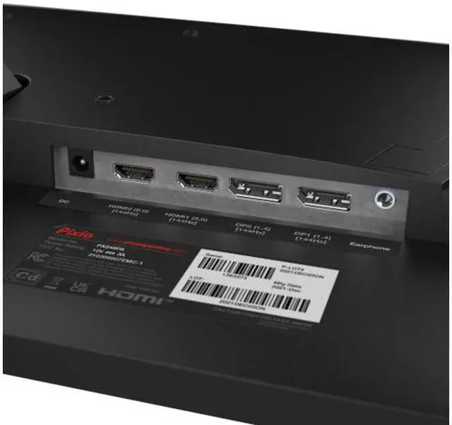 Alt view image 9 of 9 - Pixio PX248 Prime Advanced 24" 1920 x 1080 FHD 144Hz FAST IPS 1ms GTG AMD Radeon FreeSync Premium eSports IPS Gaming Monitor