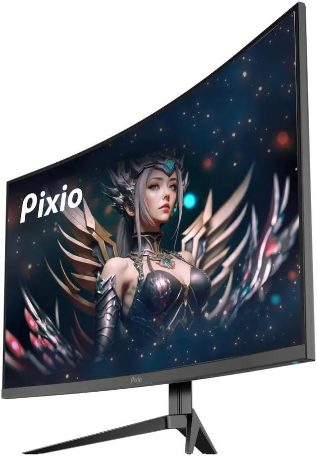 Alt view image 3 of 12 - Pixio PXC325 32" (31.5" Viewable) FHD 1920 x 1080 DCI P3 97%, 165Hz 1ms FreeSync Premium and G-Sync Compatible HDR, 1500R Curved Gaming Monitor