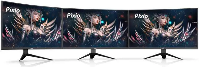 Alt view image 4 of 12 - Pixio PXC325 32" (31.5" Viewable) FHD 1920 x 1080 DCI P3 97%, 165Hz 1ms FreeSync Premium and G-Sync Compatible HDR, 1500R Curved Gaming Monitor