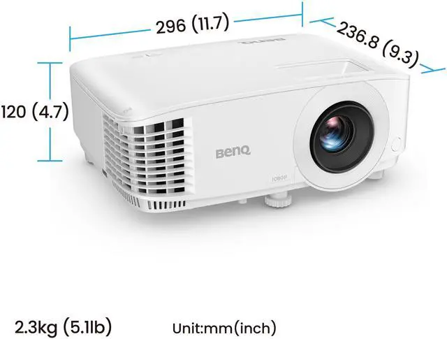 Alt view image 7 of 7 - BenQ TH575i 1080p Home Projector, 3800 ANSI Lumens High Brightness, Included Licensed Google TV Dongle, 16.7ms Low Input Lag for Gaming, Auto Vertical Keystone, 1.1x Optical Zoom