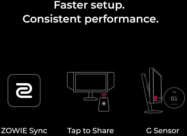 Alt view image 6 of 7 - BenQ 24.1" 360Hz TN Gaming Monitor ZOWIE XQ2566X