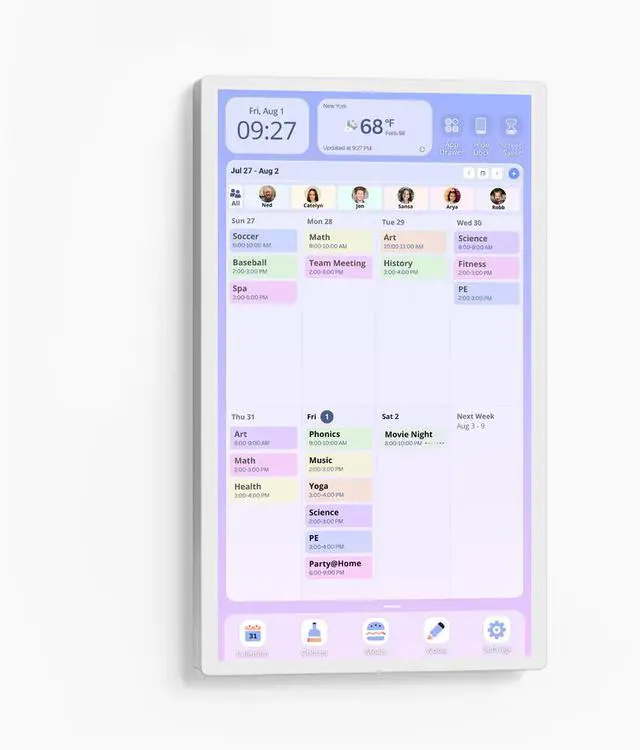 Main image of Cozyla Calendar+ Gen2 32" 1080P FHD - White CD-8V543F2