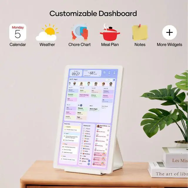 Alt view image 3 of 7 - Cozyla Calendar+ Gen2 15.6" 1080P Full HD - White CD-8S543F2 White US