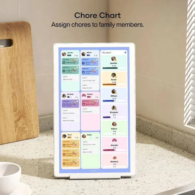 Alt view image 5 of 7 - Cozyla Calendar+ Gen2 15.6" 1080P Full HD - White CD-8S543F2 White US