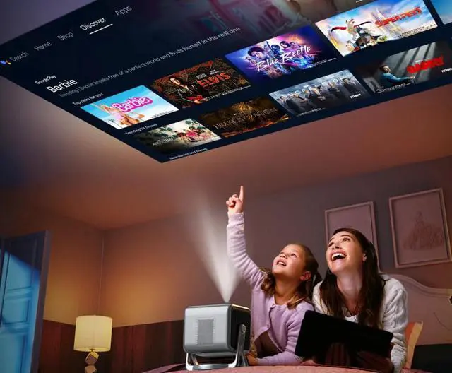 Alt view image 6 of 8 - Ultimea Nova C40 Full HD Bluetooth Portable Projector (U0322)